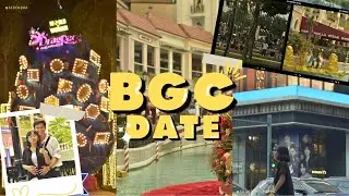 [date vlog] bgc date with us 🌆🎄💗 (first time in bgc) | Zelle & Gab