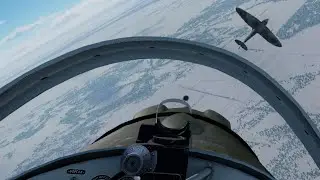 War Thunder [SIM|VR] - Nice Deflection Shots (I-185 (M-71) vs Spitfire)
