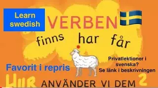 Kan du verben? Learn swedish!