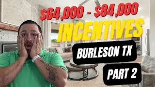 Bloomfield Homes Tour Part 2 | One Story New Homes Texas | Burleson TX New Construction