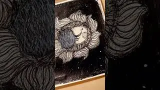 Sun and Moon/Lovers#inktober2023#inktober2023#inkdrawing #day23#celestial#Lovers#tutorial#sunandmoon