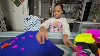 Paper Doll Craft with Circular Coloured Paper | Fun & Easy Kids Craft Idea