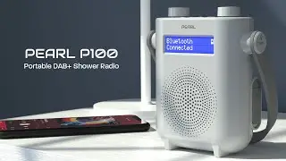 Pearl P100 | Portable DAB+ Digital Shower Radio with Bluetooth |