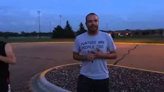 Football Kicking Coach ALS Ice Bucket Challenge