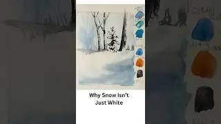 Painting a Snowy Winter Scene with Sabine Dreher