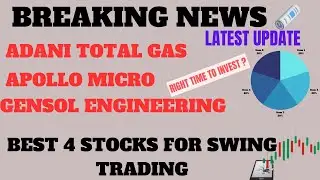 ADANI TOTAL,APOLLO MICRO,GENSOL ENGINEERING MASSIVE UPDATE🔥BEST 4 STOCKS BUY NOW✅