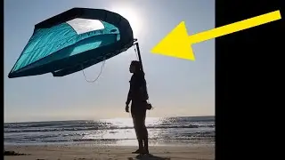 Wing Foil Sky Harness Beach Test