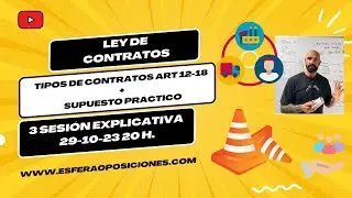 Tercera sesión curso de contratos. Tipos de contratos según ley 9-2017, artículos 12 a 18.