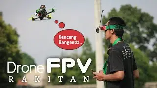 Drone FPV rakitan | kenceng banget  #fpv #droneracing