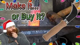 Is it worth FORGING a Hawksbill Knife? | Bladesmithing