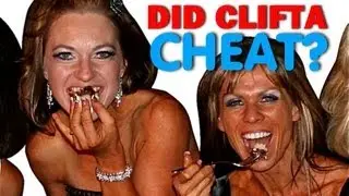Did Clifta cheat with bad foods during her bodybuilding competition diet?
