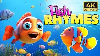 Fish Rhyme | Fun & Funny Fish Rhyme for Kids | #TinyGeniusTV  Nursery Rhymes & Kids Songs 🐠🌊