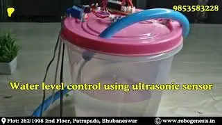 Water level control using ultrasonic sensor | Robogenesis