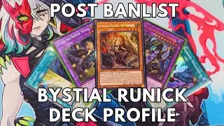 Competitive Bystial Runick deck profile post April 2024 banlist TCG Yugioh