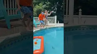 Who Said You Could Go in the Pool?! #funny #short #shorts