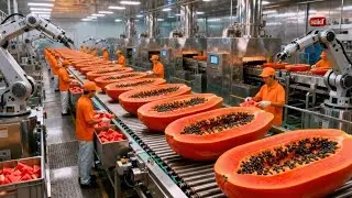 Inside the Modern Raspberry Factory: From Field to Dessert (The Whole Process)
