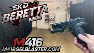 ДЕМО!!⚡️SKD M92⚡️ (ИГРУШЕЧНЫЙ) Гелевый бластер - Beretta M92 - двухрежимный - Прайм - И многое др...