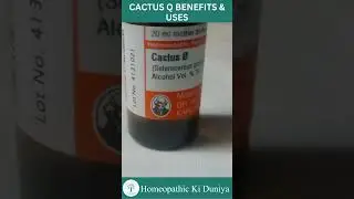 Cactus  30 uses | Homeopathy medicine for Heart | Cactus Q uses in hindi / Urdu