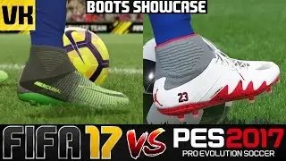 ВИТРИНА БУТС/БУТС FIFA 17 VS PES 2017 (Jordan x Neymar, HyperVenom, Mercurial и т. д.)