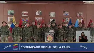 Declaraci&oacute;n de las FUERZAS ARMADAS de VENEZUELA