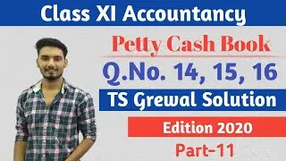 Petty cash book solutions class 11 | Analytical petty cash book problems and solutions | Part-11