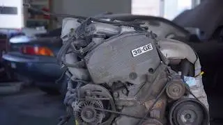 Engine removal and suspension installation - MR2 Restoration Ep. 5