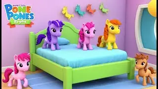 Three Little Ponies Jump on the Bed | Funny and Cute Kids Nursery Rhyme Animation