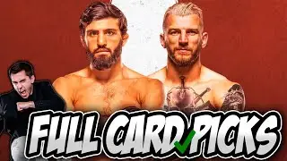 FINCH'S UFC QATAR TSARUKYAN VS HOOKER FULL CARD PREDICTIONS