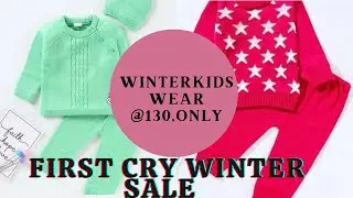 First Cry haul|First cry winter haul| first cry haul 2021