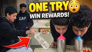 😱 Can We Win the Rewards? Bottle Flip & Balloon Blast Challenge!