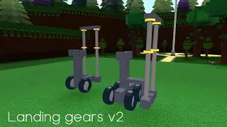 Plane landing gears v2 tutorial build a boat ROBLOX