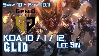 Gen Clid LEE SIN vs OLAF Jungle - Patch 10.11 KR Ranked