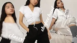 affordable SHOPEE try-on haul (clothes, shoes, accessories)