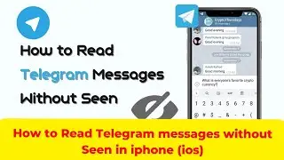 How to Read Telegram messages without Seen in iphone (ios)