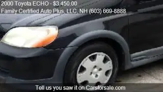 2000 Toyota ECHO for sale in Manchester, NH 03103 at the Fam
