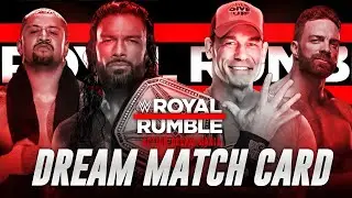 WWE Royal Rumble 2024 Dream Card | My Dream Match Card | Action Dream Mania