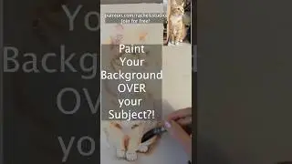 Нарисуйте фон ПОВЕРХ основного объекта.