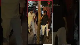 Allu Arjun and Wife Spotted in Bandra, Serving Major Couple Goals 🖤🤍😍🦋 #video #shortsfeed | Vdoflix
