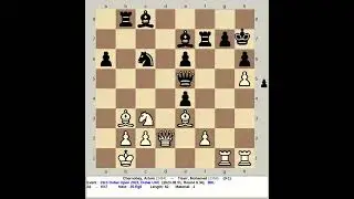 Chernobay, Artem vs Tissir, Mohamed | 23rd Dubai Open 2023, UAE R6.34 #chess