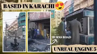 NEW PAKISTANI GAME 🔥 Based in Karachi | Karachi Map in Unreal Engine 5 | New Pakistani Game ❤️&zwj;🔥