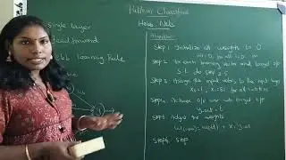 Artificial Neural Network - Hebb nets Introduction and Algorithm