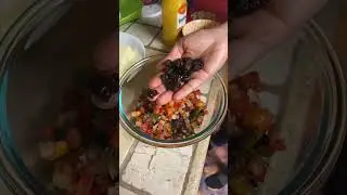 Soaking fruits & nuts In Orrange juice for a Christmas cake🥰/no rum cake/ fruit cake/cake