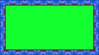frame background green screen | colorfull border | free border