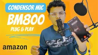 TECHBLAZE BM800 Professional Studio Condenser Microphone🤯👌| Vivek Panchal