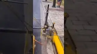 Kerb painting machine