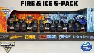 SPIN MASTER MONSTER JAM FIRE & ICE 5-PACK
