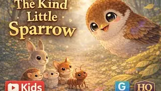 The Kind Little Sparrow 🐦 | Moral Story for Kids | Kindness Returns | Tiny Tales & Morals