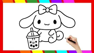Menggambar Cinnamoroll & Es Boba || Step by Step