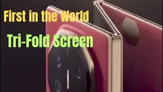 World's First Triple Screen on Huawei Mate XT Ultimate Design