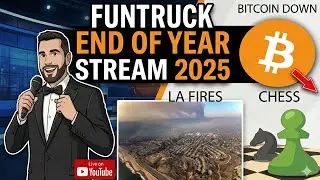 NYE Chaos Stream: Chess Endgames, LA Fires Aftermath, Bitcoin Crashing into 2026! 🔥♟️📉 LIVE